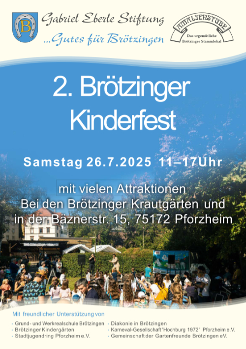Flyer 2. Kinderfest Klein